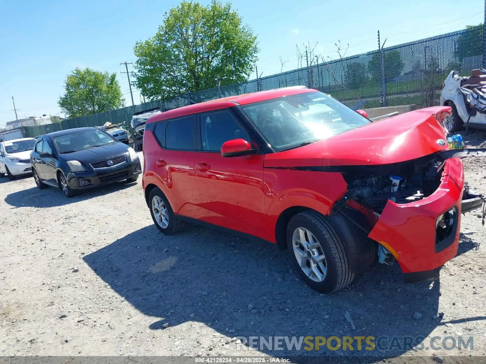 1 Photograph of a damaged car KNDJ23AUXL7002609 KIA SOUL 2020