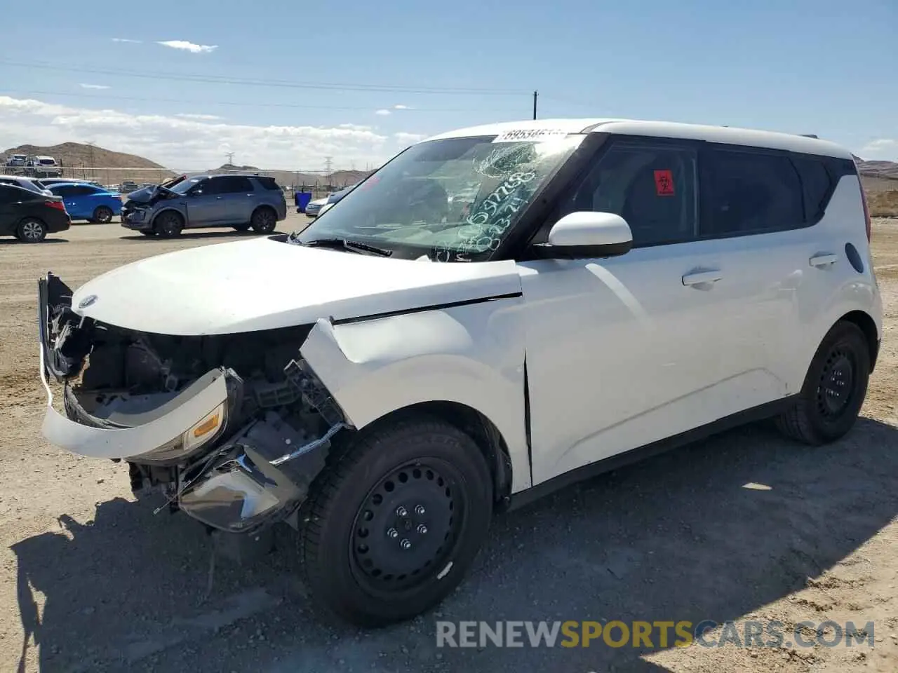 1 Photograph of a damaged car KNDJ23AUXL7022908 KIA SOUL 2020