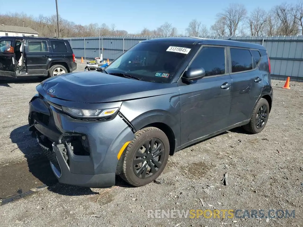 1 Photograph of a damaged car KNDJ23AUXL7039336 KIA SOUL 2020