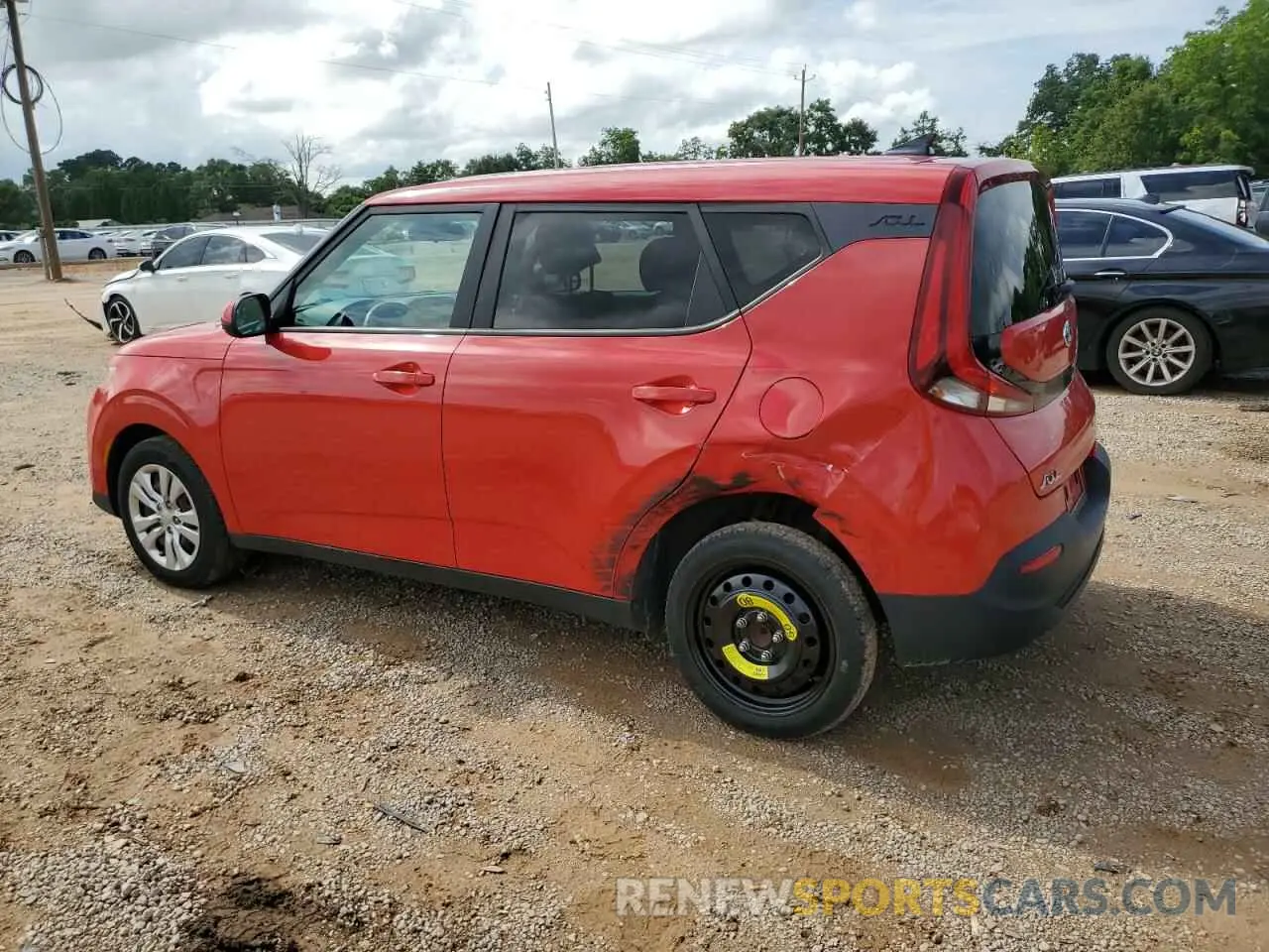 2 Photograph of a damaged car KNDJ23AUXL7087466 KIA SOUL 2020
