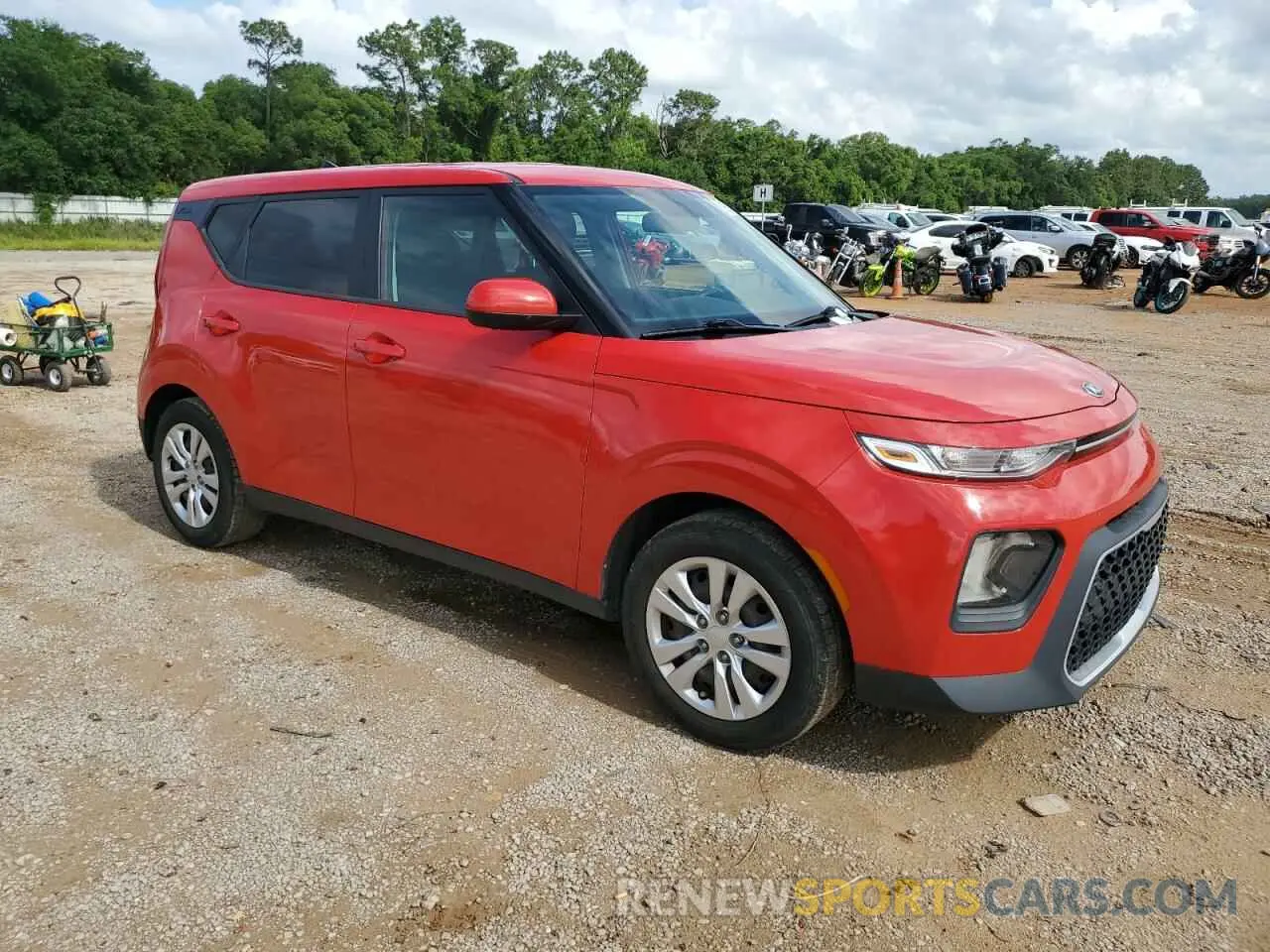 4 Photograph of a damaged car KNDJ23AUXL7087466 KIA SOUL 2020