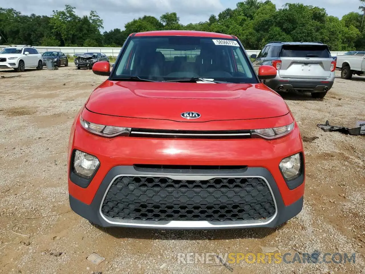 5 Photograph of a damaged car KNDJ23AUXL7087466 KIA SOUL 2020