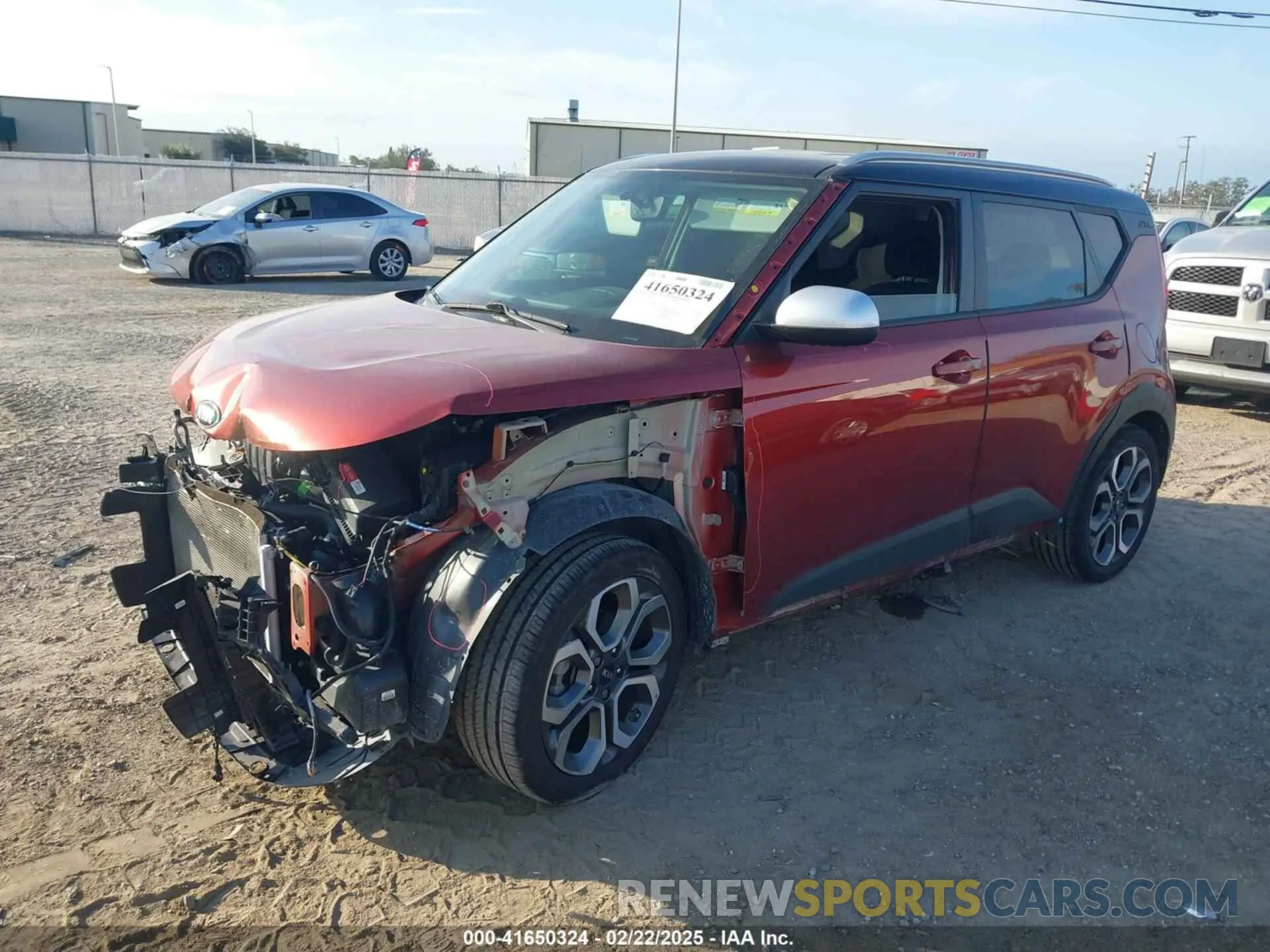 2 Photograph of a damaged car KNDJ23AUXL7091033 KIA SOUL 2020