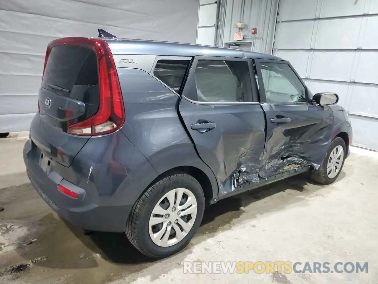 3 Photograph of a damaged car KNDJ23AUXL7092103 KIA SOUL 2020