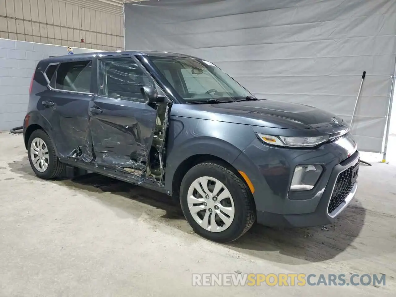 4 Photograph of a damaged car KNDJ23AUXL7092103 KIA SOUL 2020