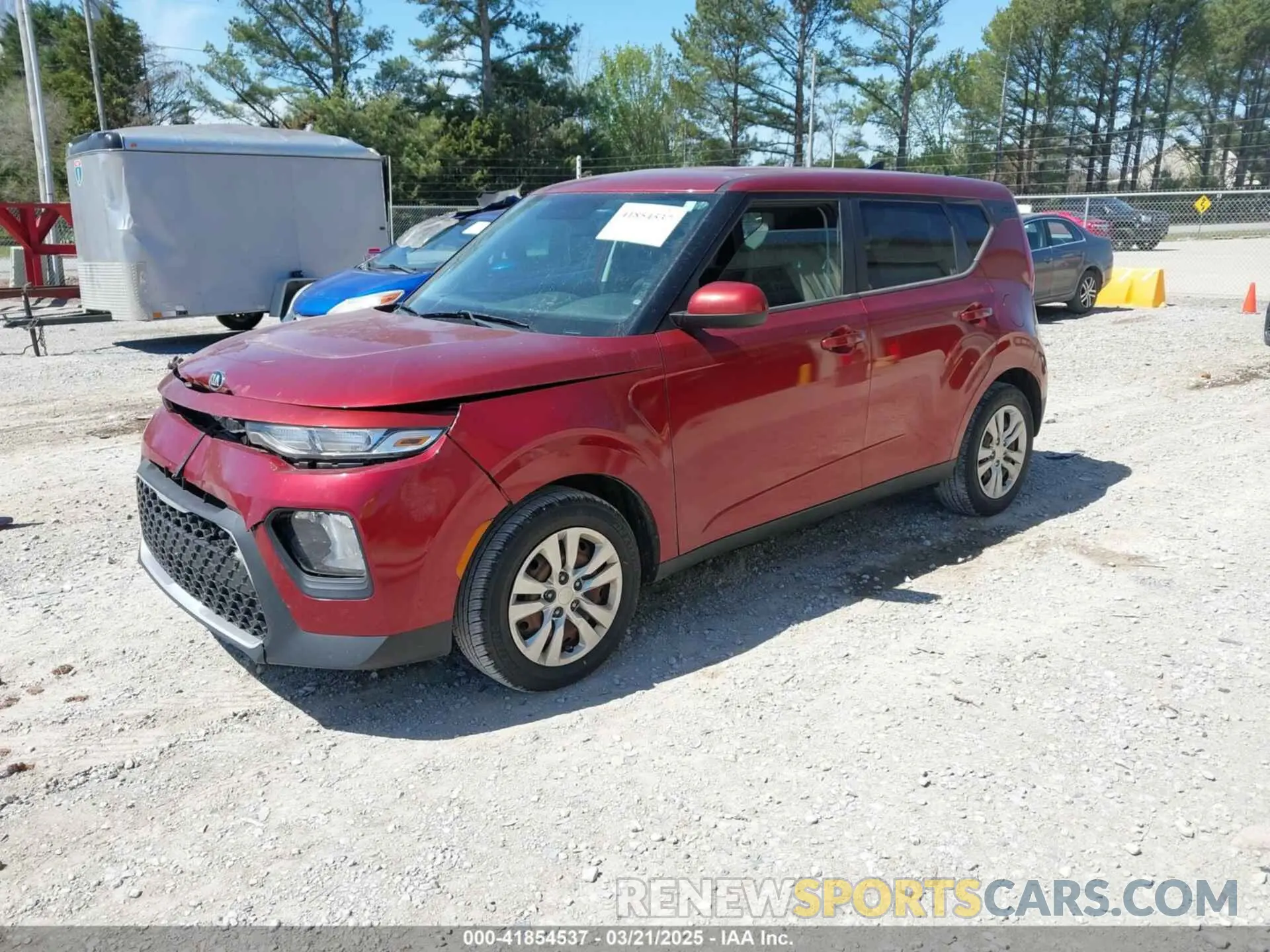 2 Photograph of a damaged car KNDJ23AUXL7099228 KIA SOUL 2020