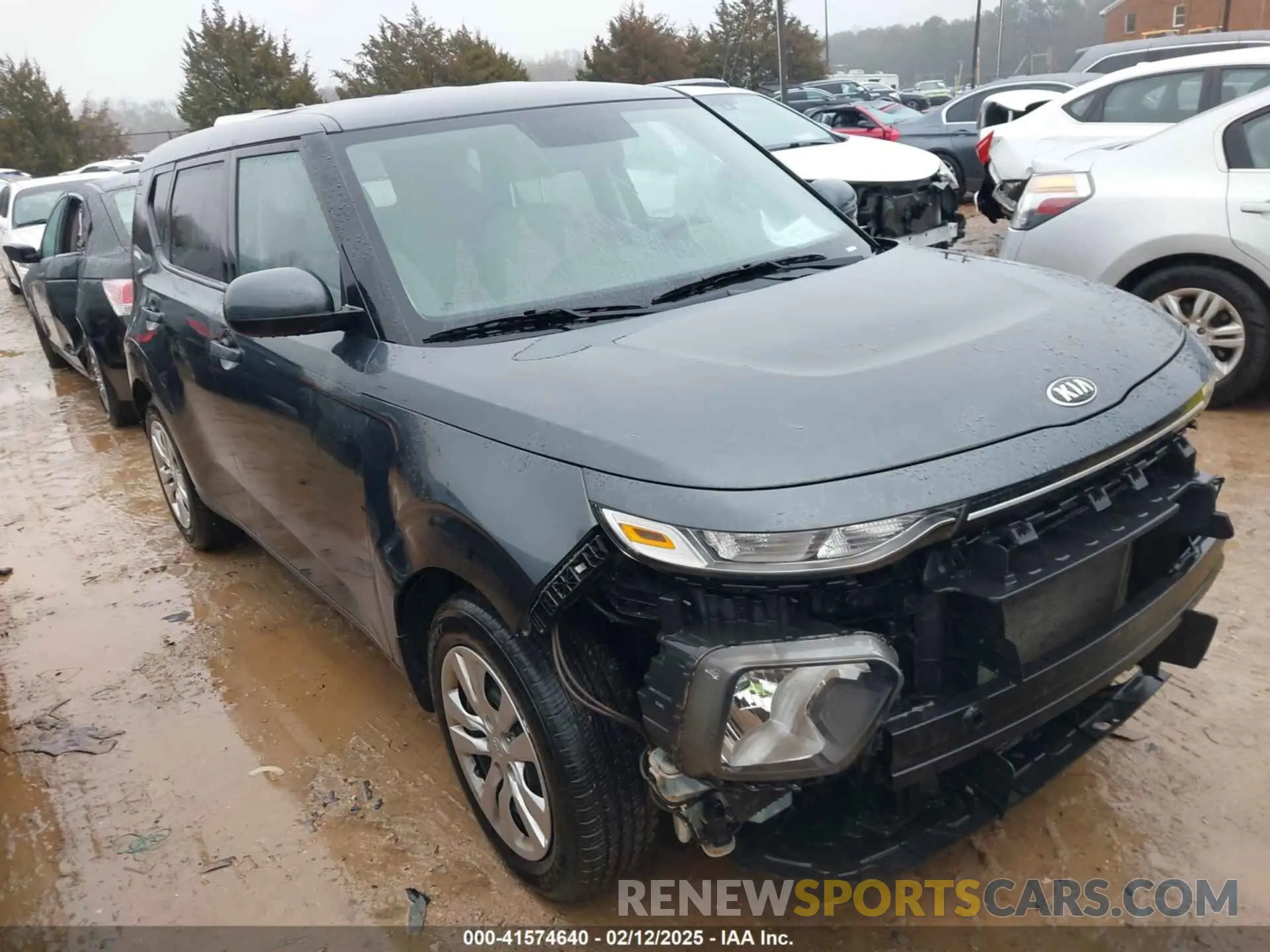 1 Photograph of a damaged car KNDJ23AUXL7106484 KIA SOUL 2020