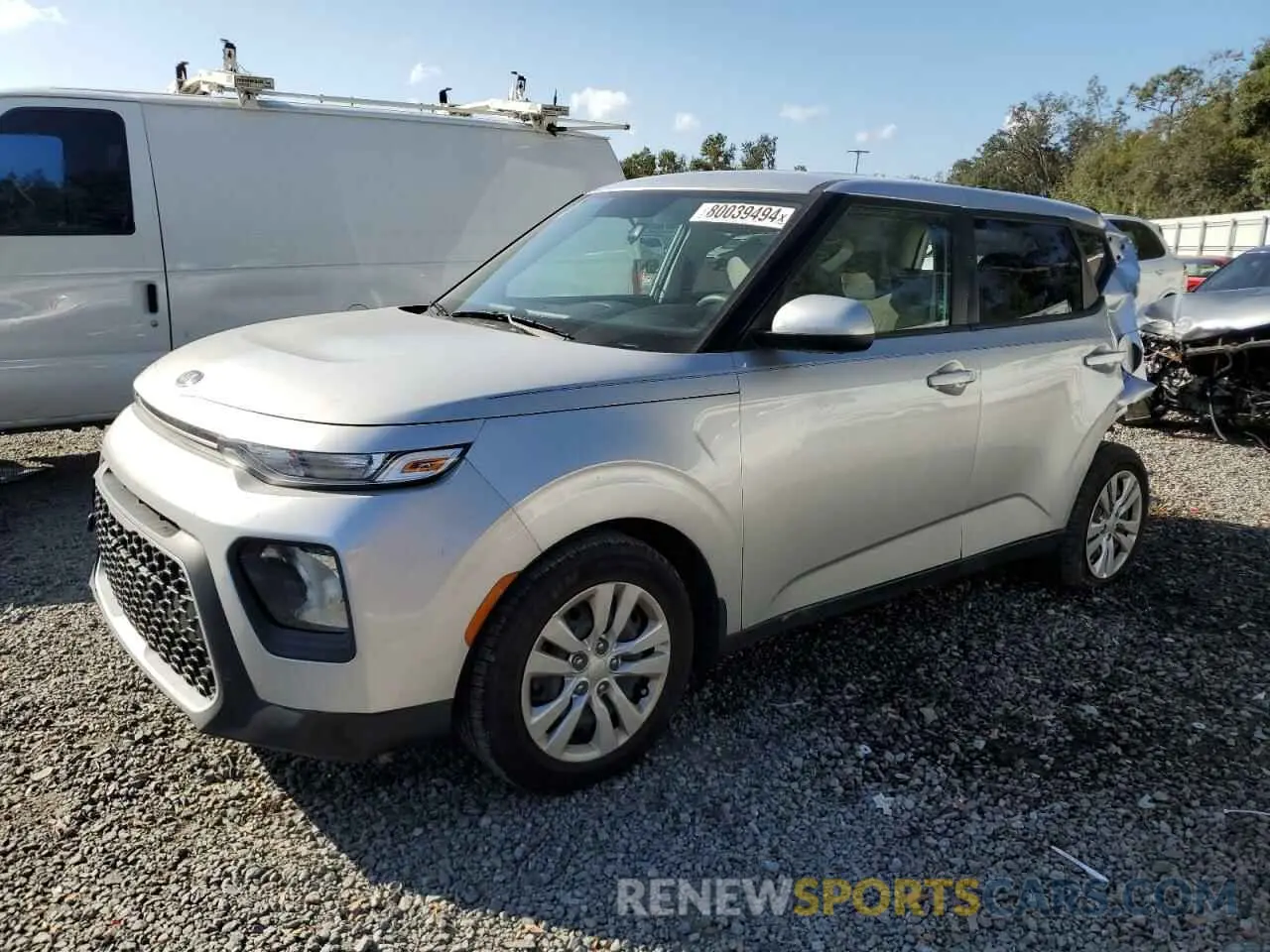 1 Photograph of a damaged car KNDJ23AUXL7716725 KIA SOUL 2020