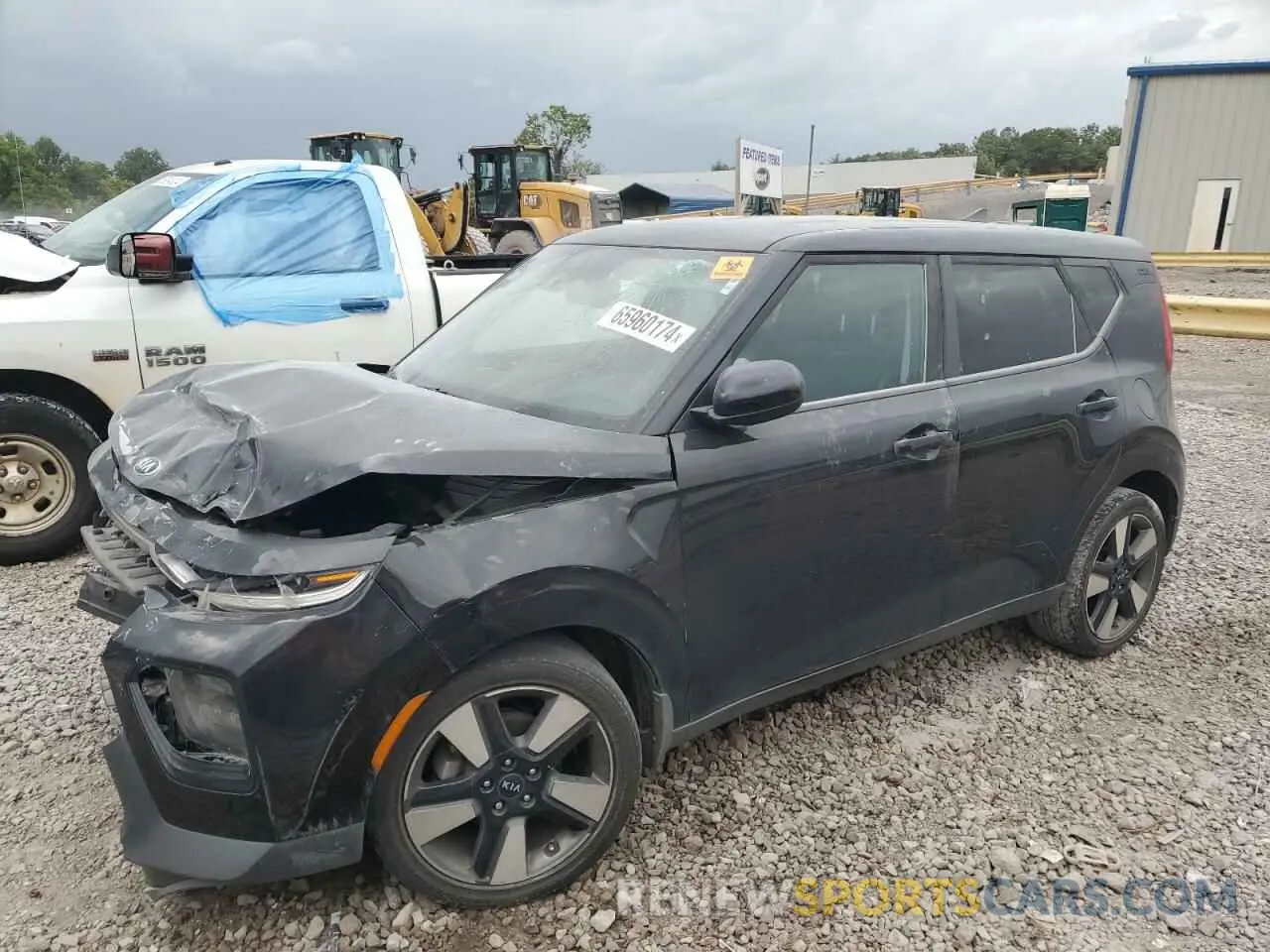 1 Photograph of a damaged car KNDJ33AU1L7008618 KIA SOUL 2020