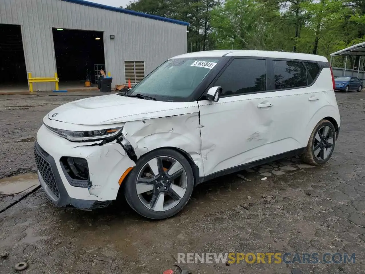 1 Photograph of a damaged car KNDJ33AU4L7122371 KIA SOUL 2020