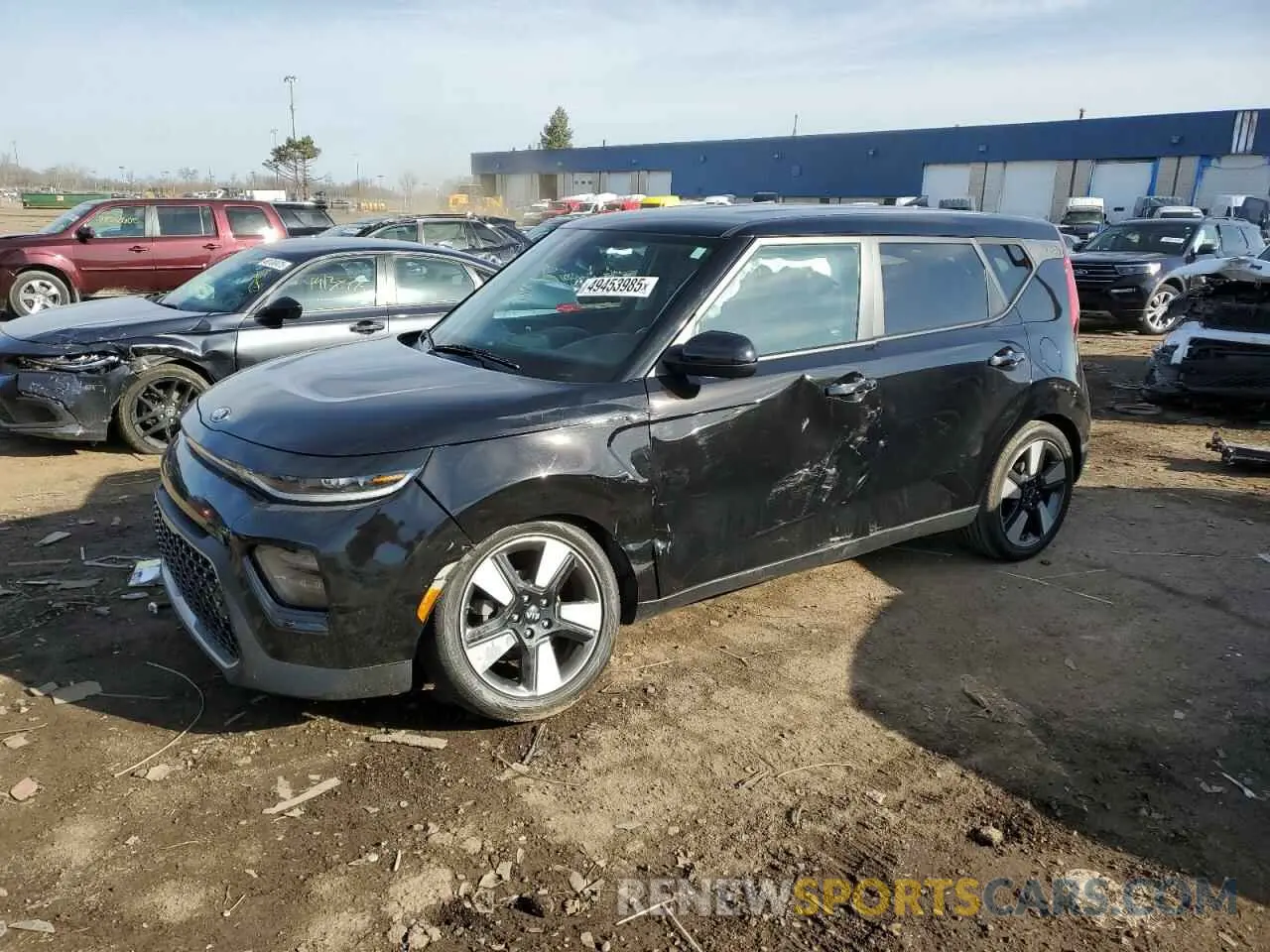 1 Photograph of a damaged car KNDJ33AU6L7122386 KIA SOUL 2020