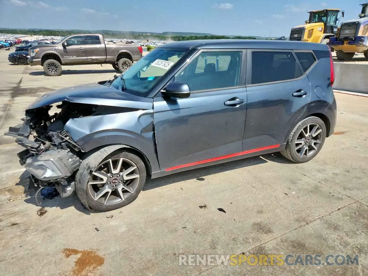 1 Photograph of a damaged car KNDJ63AU0L7040290 KIA SOUL 2020