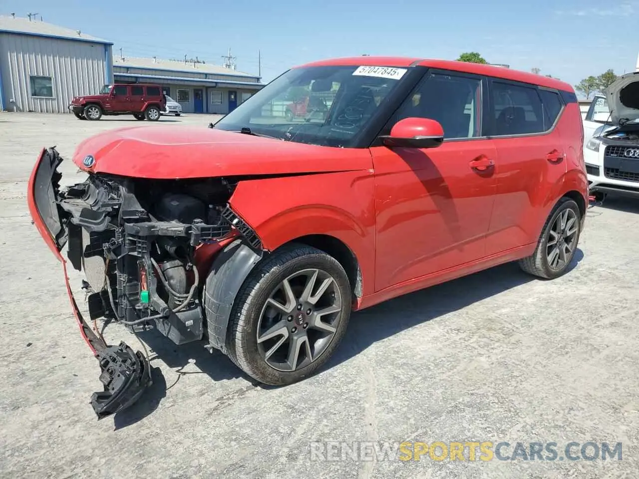 1 Photograph of a damaged car KNDJ63AU1L7025698 KIA SOUL 2020