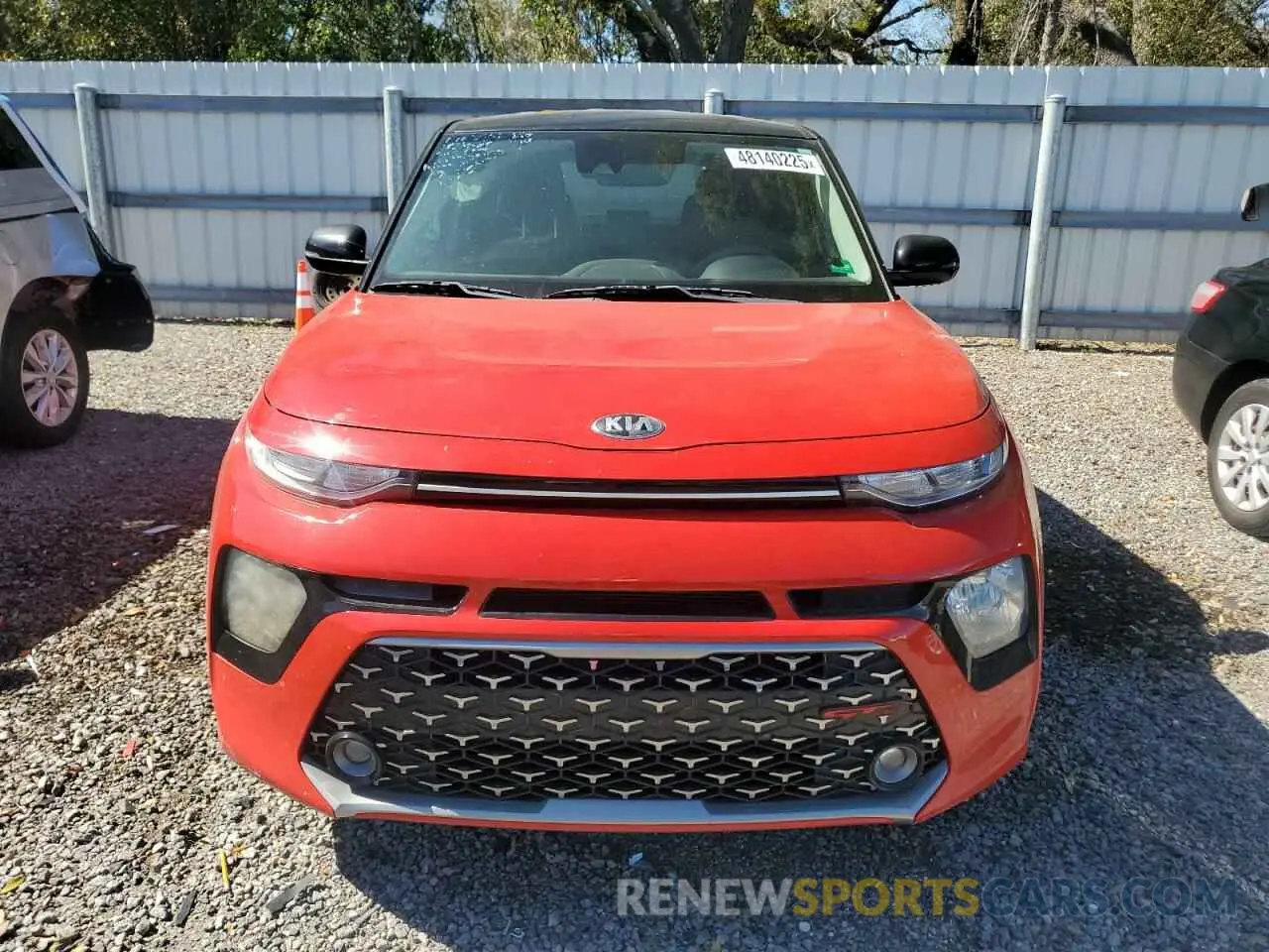 5 Photograph of a damaged car KNDJ63AU2L7095727 KIA SOUL 2020