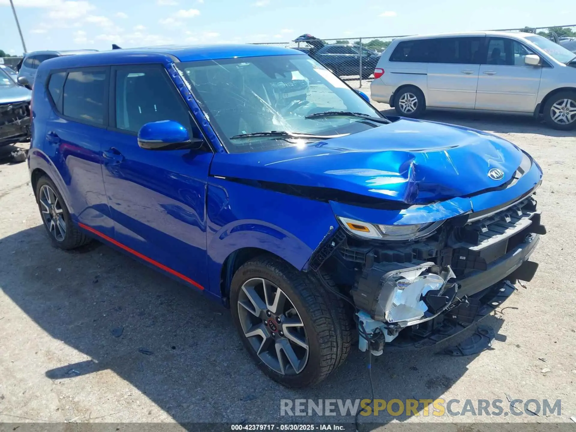 1 Photograph of a damaged car KNDJ63AU6L7086951 KIA SOUL 2020