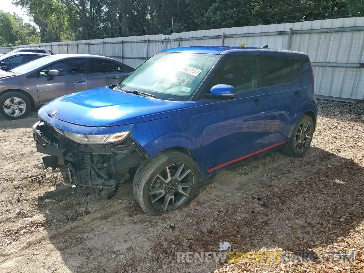1 Photograph of a damaged car KNDJ63AU6L7090370 KIA SOUL 2020