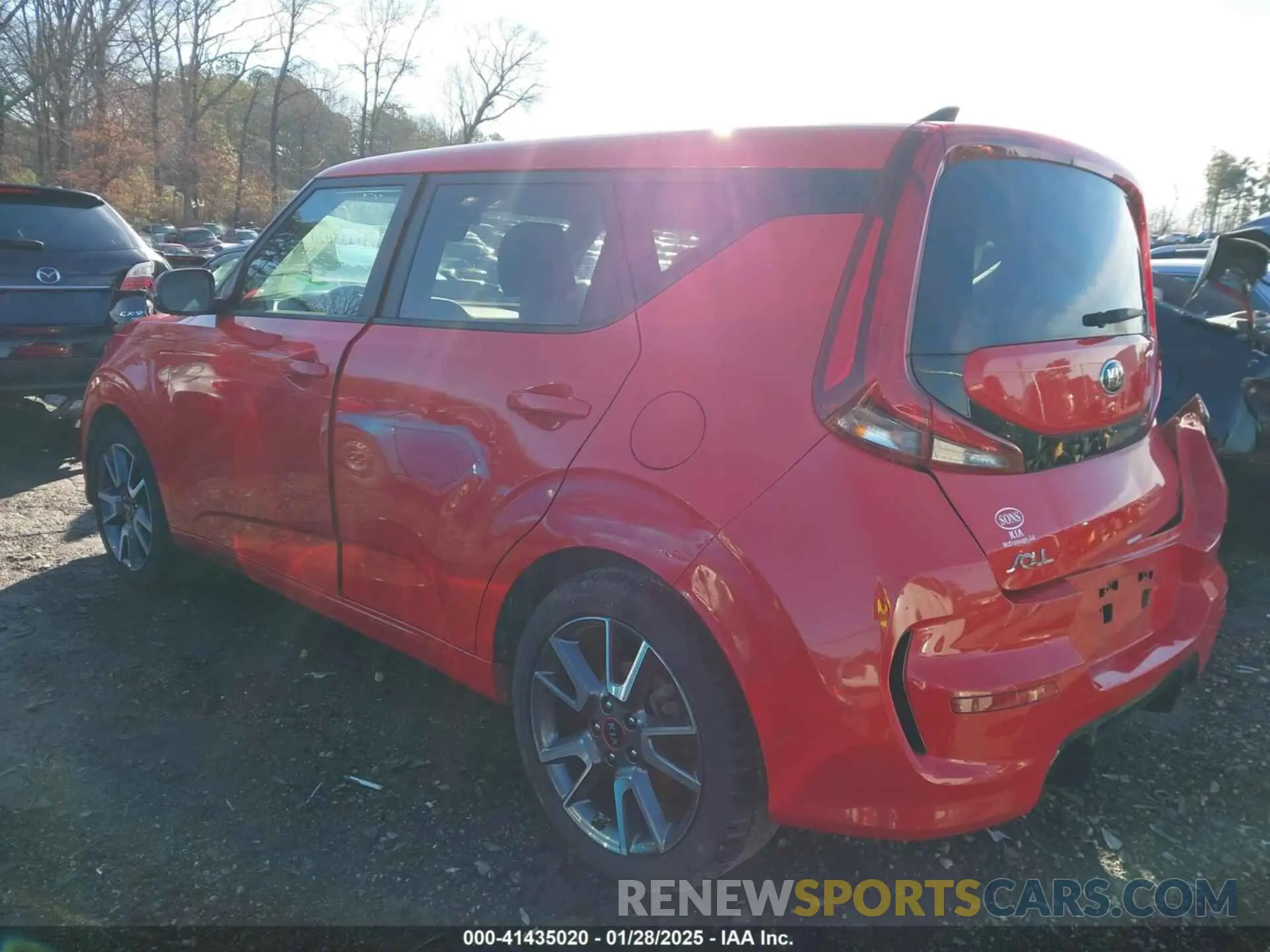 3 Photograph of a damaged car KNDJ63AU8L7055703 KIA SOUL 2020