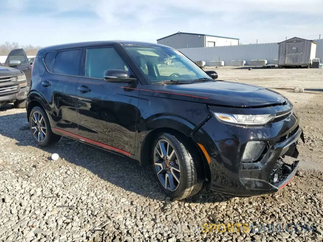 4 Photograph of a damaged car KNDJ63AU9L7014190 KIA SOUL 2020