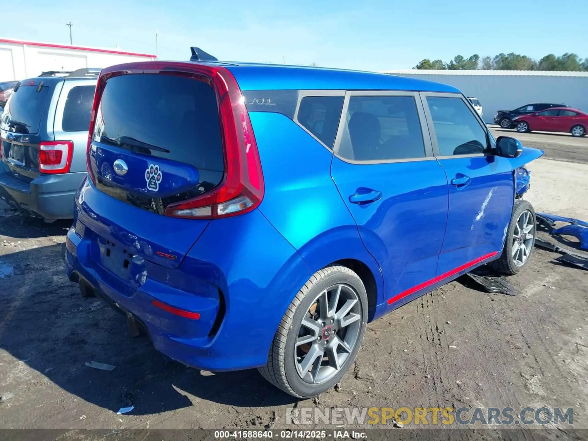 4 Photograph of a damaged car KNDJ63AUXL7006101 KIA SOUL 2020