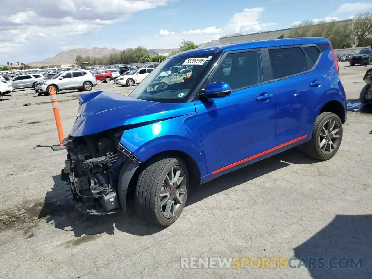 1 Photograph of a damaged car KNDJ63AUXL7038546 KIA SOUL 2020