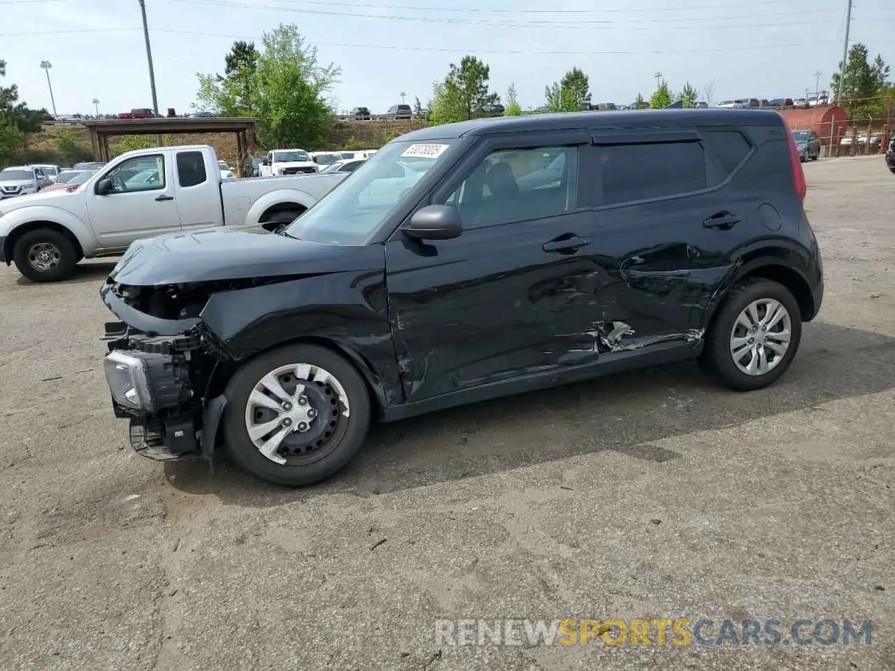 1 Photograph of a damaged car KNDJ22AU0M7755514 KIA SOUL 2021