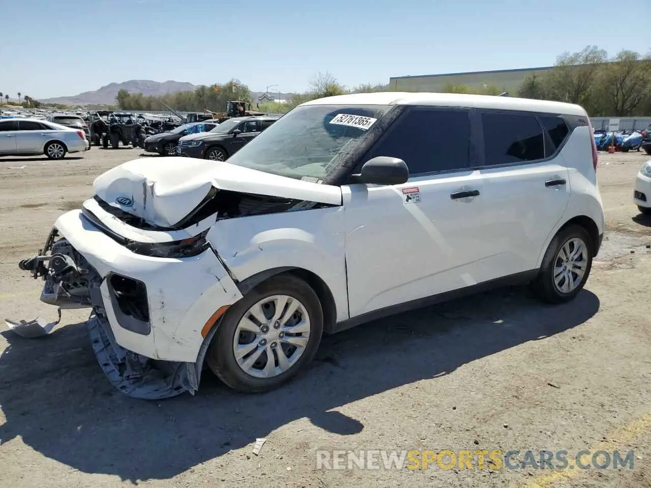 1 Photograph of a damaged car KNDJ22AU4M7785065 KIA SOUL 2021