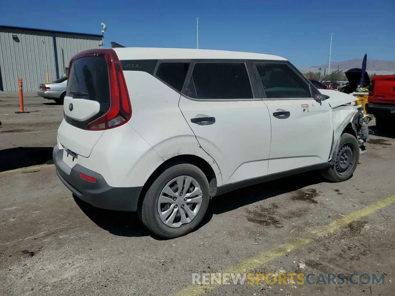 3 Photograph of a damaged car KNDJ22AU4M7785065 KIA SOUL 2021