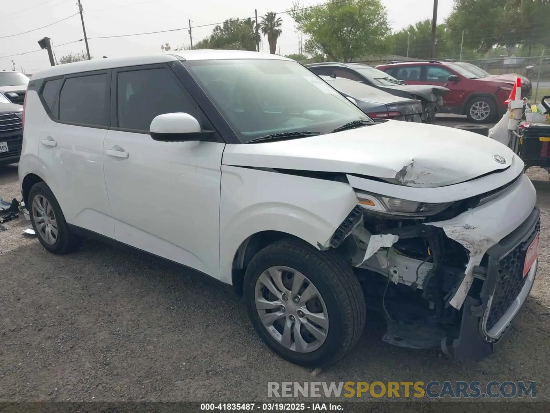 1 Photograph of a damaged car KNDJ23AU0M7130021 KIA SOUL 2021