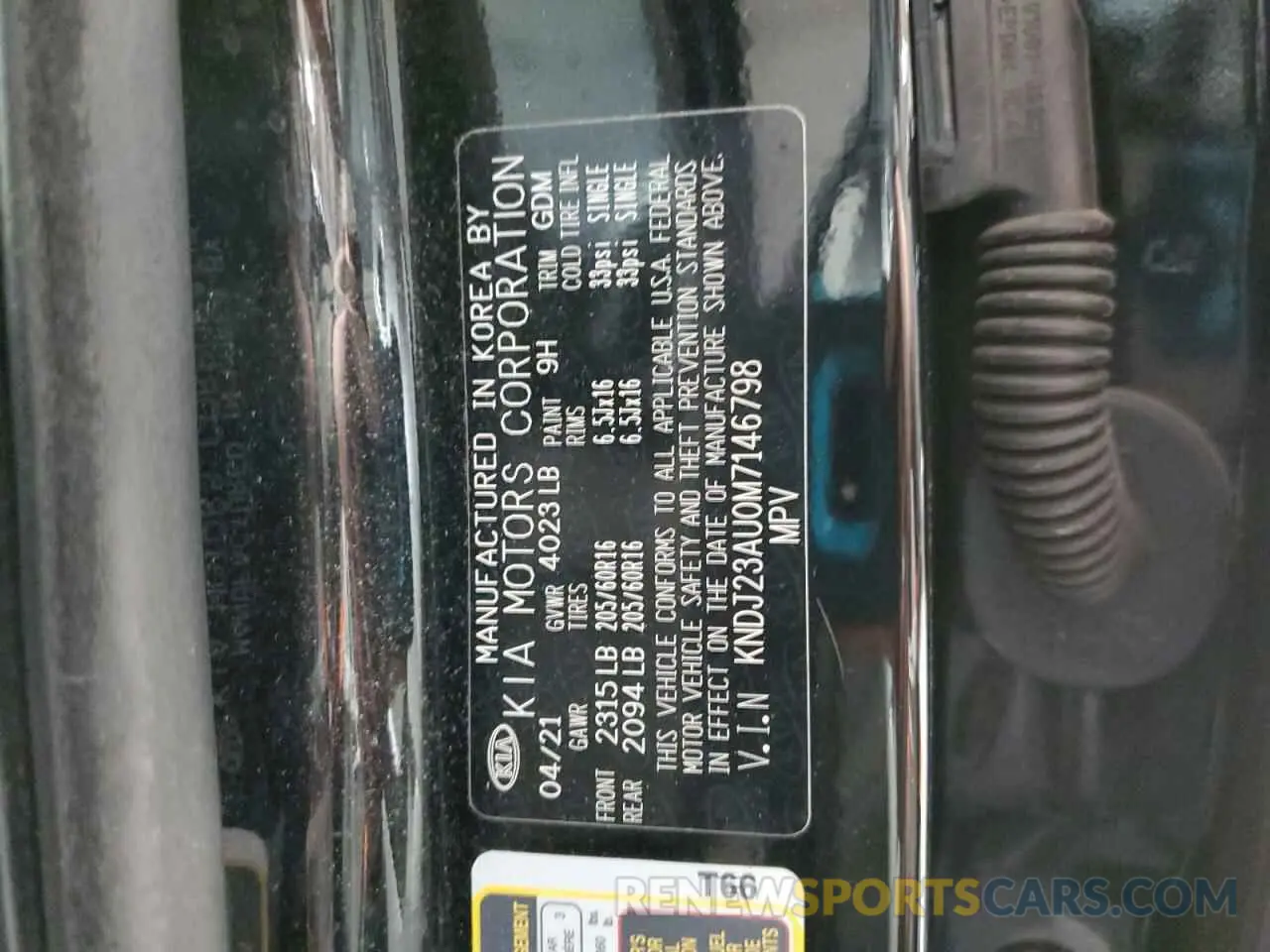 13 Photograph of a damaged car KNDJ23AU0M7146798 KIA SOUL 2021