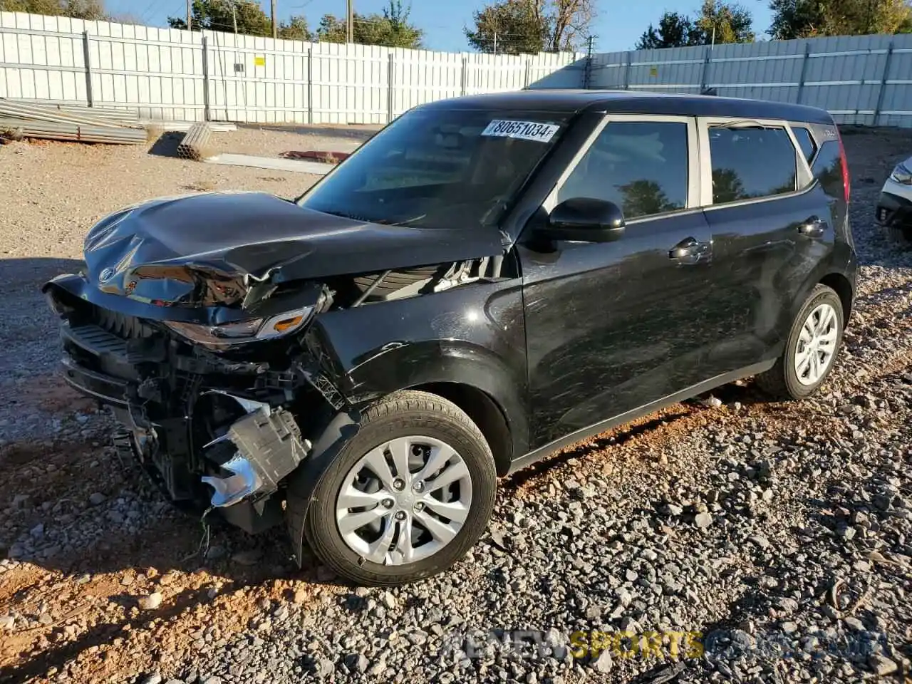 1 Photograph of a damaged car KNDJ23AU0M7148616 KIA SOUL 2021