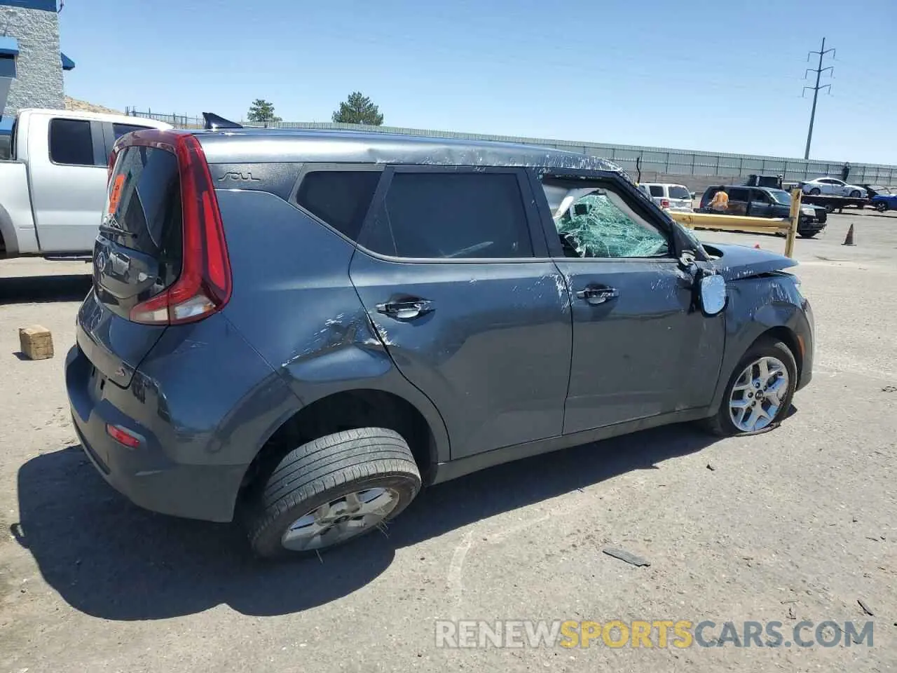 3 Photograph of a damaged car KNDJ23AU1M7772005 KIA SOUL 2021