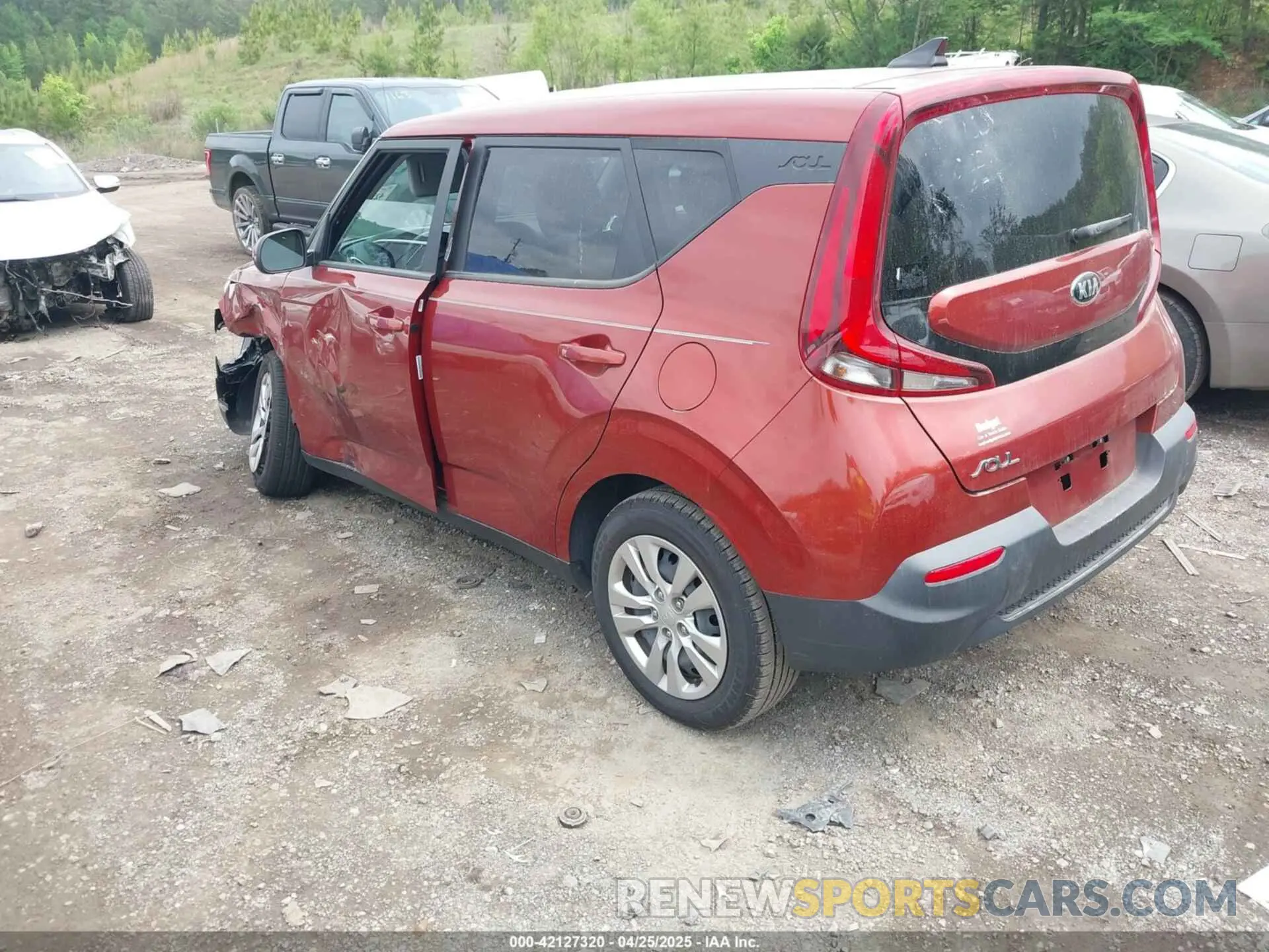 3 Photograph of a damaged car KNDJ23AU1M7782369 KIA SOUL 2021