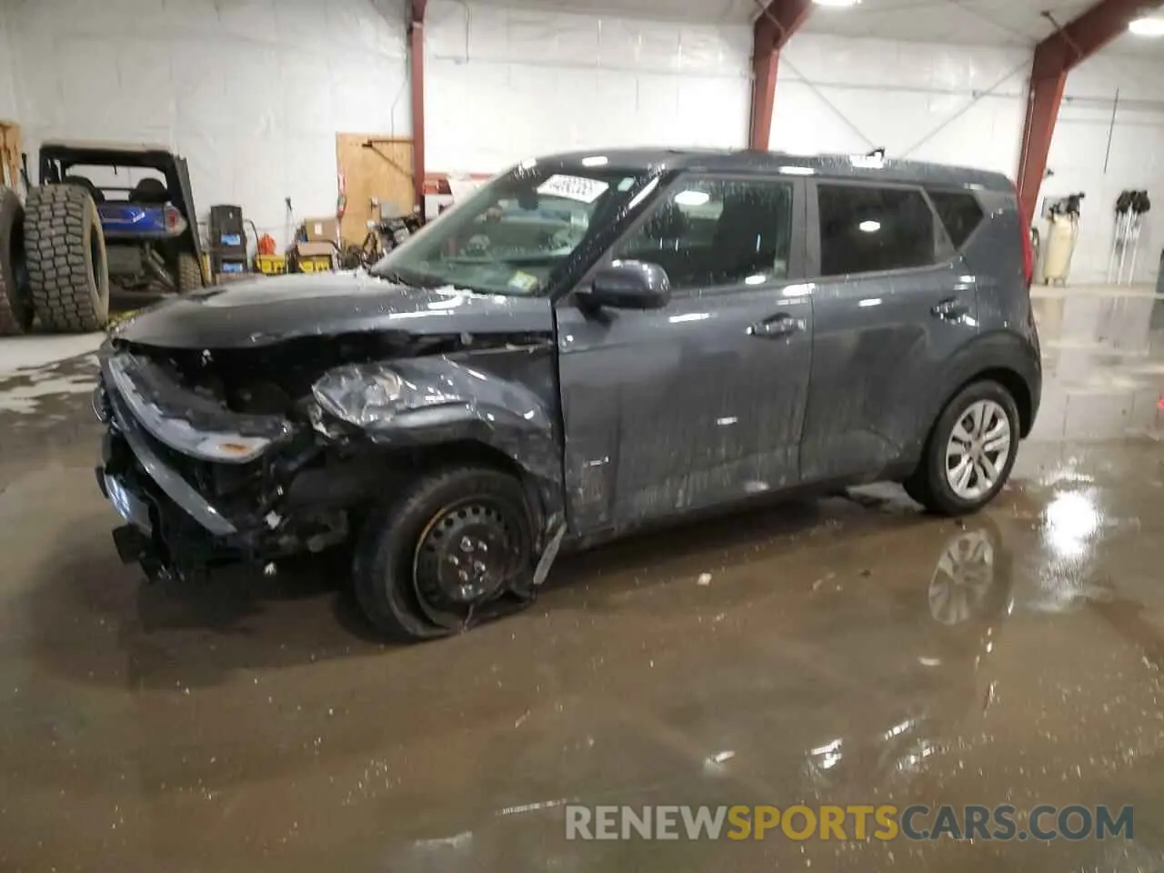 1 Photograph of a damaged car KNDJ23AU1M7785384 KIA SOUL 2021
