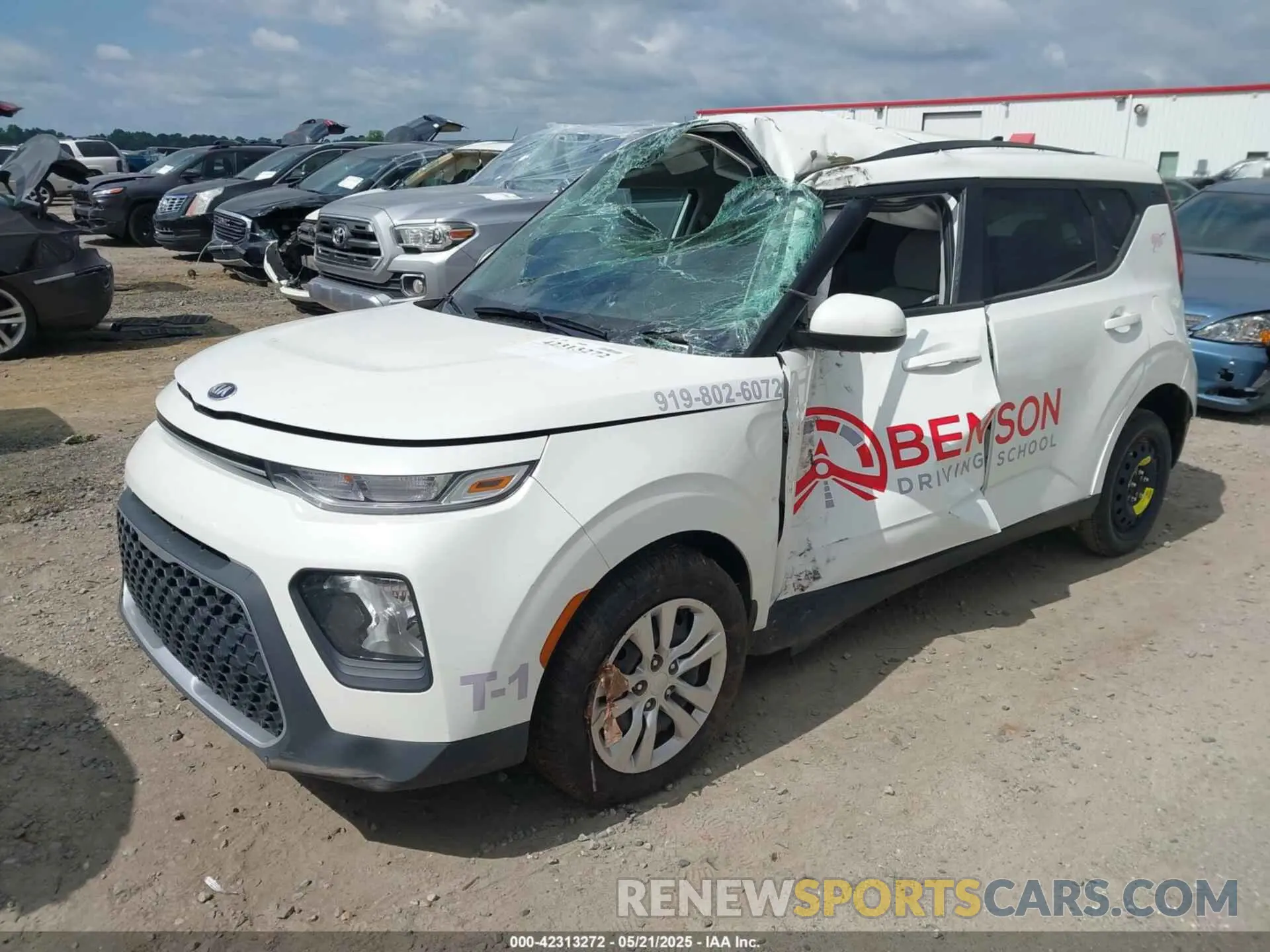 2 Photograph of a damaged car KNDJ23AU2M7143241 KIA SOUL 2021