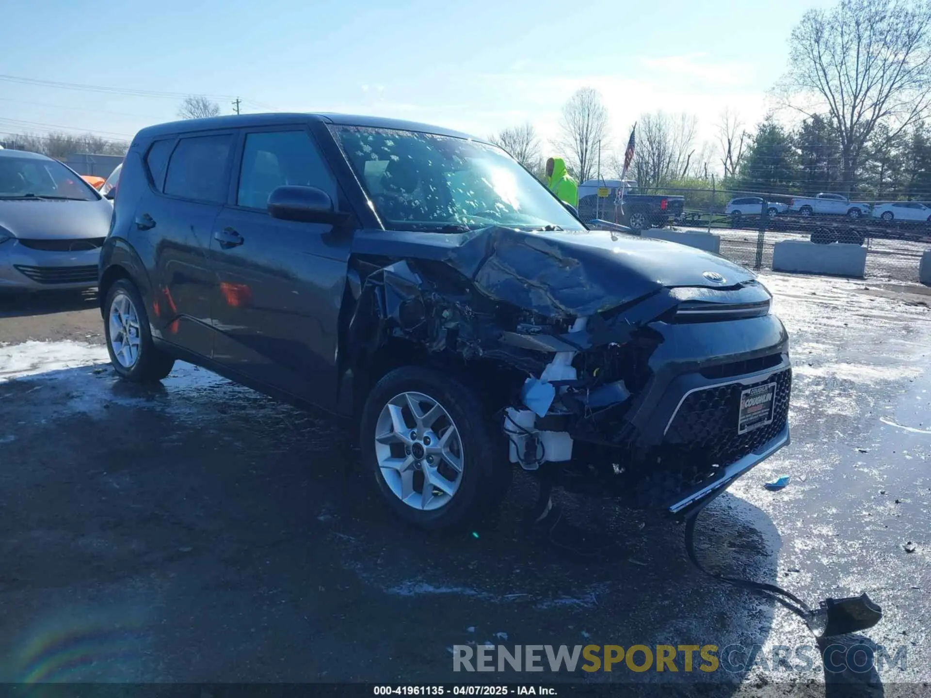 1 Photograph of a damaged car KNDJ23AU2M7739644 KIA SOUL 2021