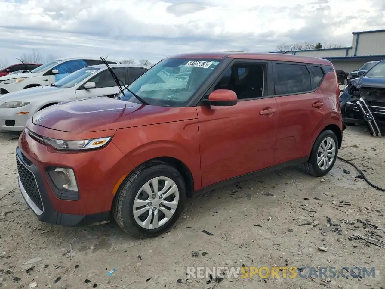 1 Photograph of a damaged car KNDJ23AU2M7757321 KIA SOUL 2021