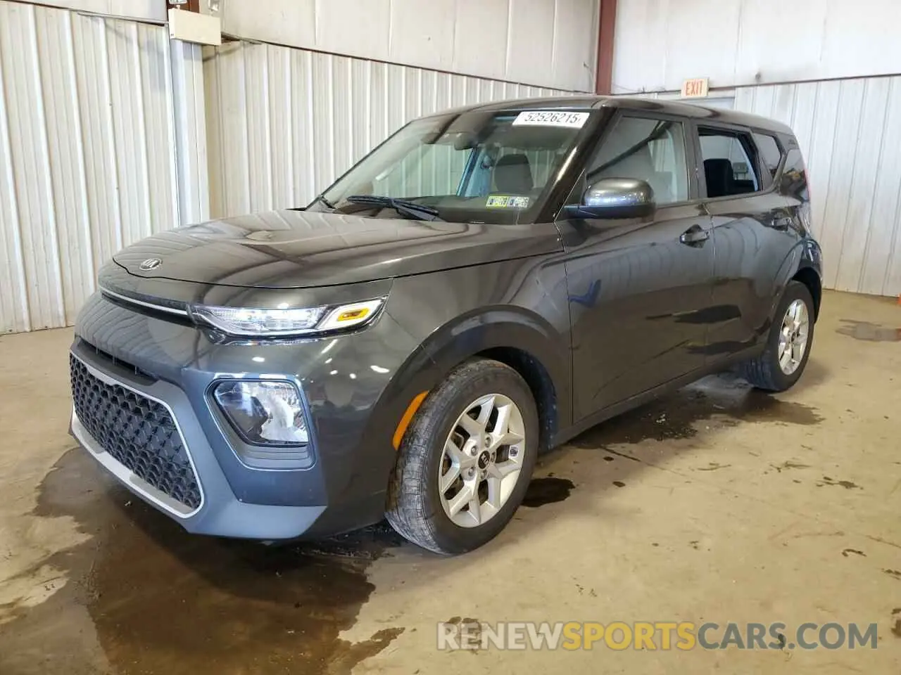 1 Photograph of a damaged car KNDJ23AU2M7762499 KIA SOUL 2021
