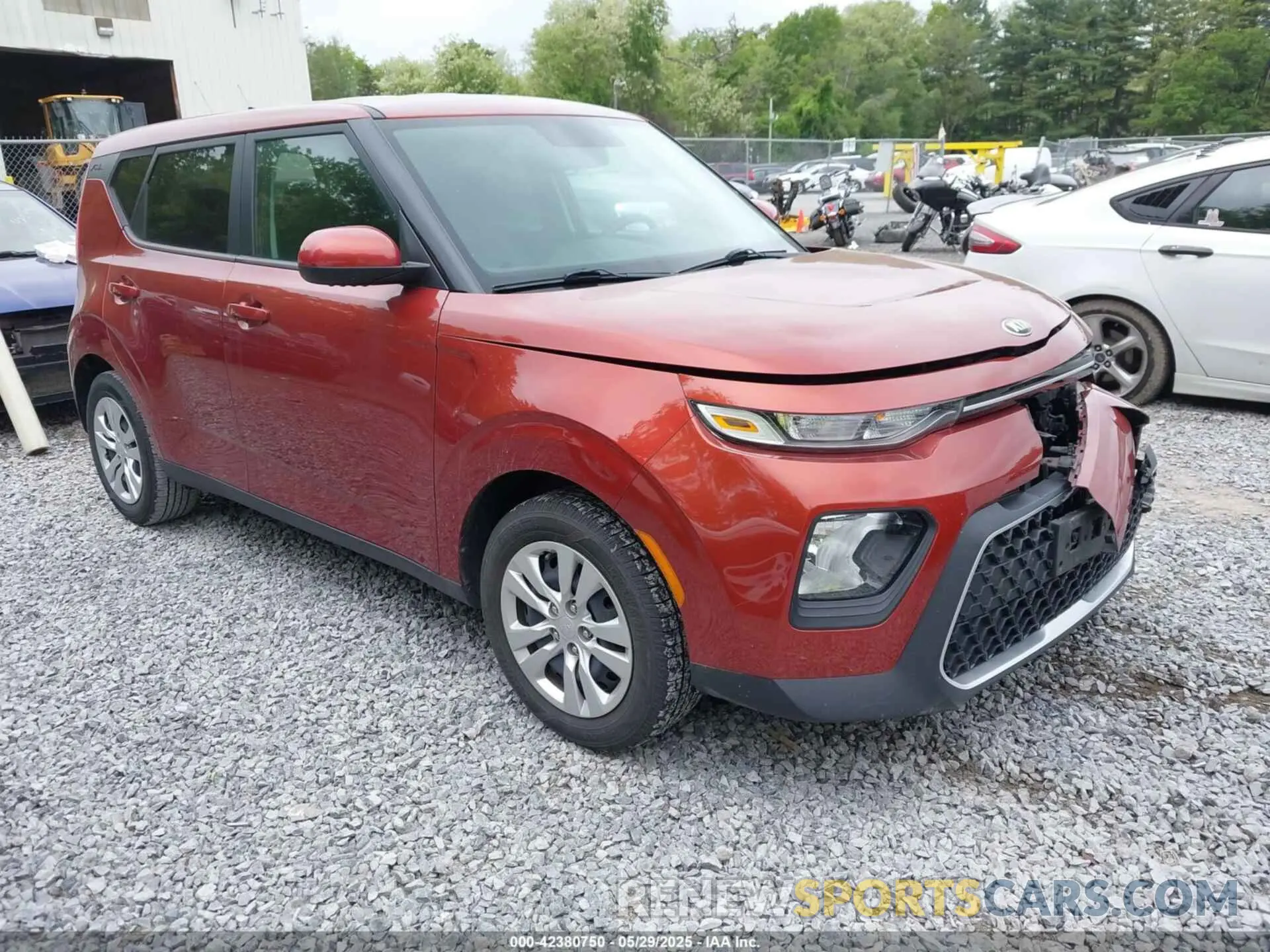 1 Photograph of a damaged car KNDJ23AU2M7762762 KIA SOUL 2021