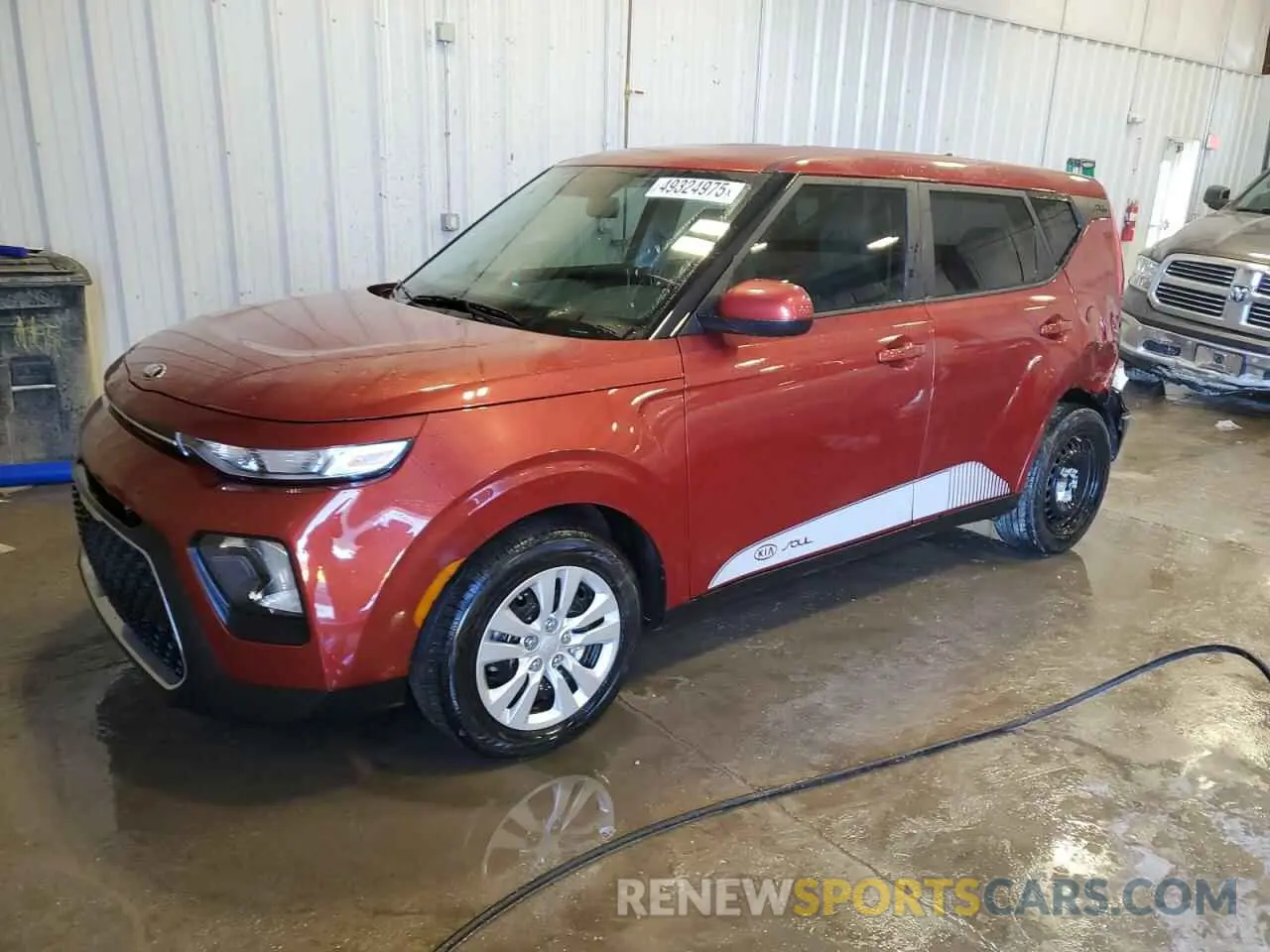 1 Photograph of a damaged car KNDJ23AU2M7769047 KIA SOUL 2021