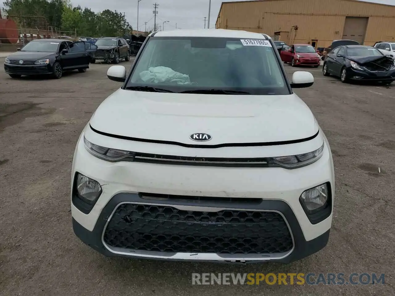 5 Photograph of a damaged car KNDJ23AU3M7743394 KIA SOUL 2021