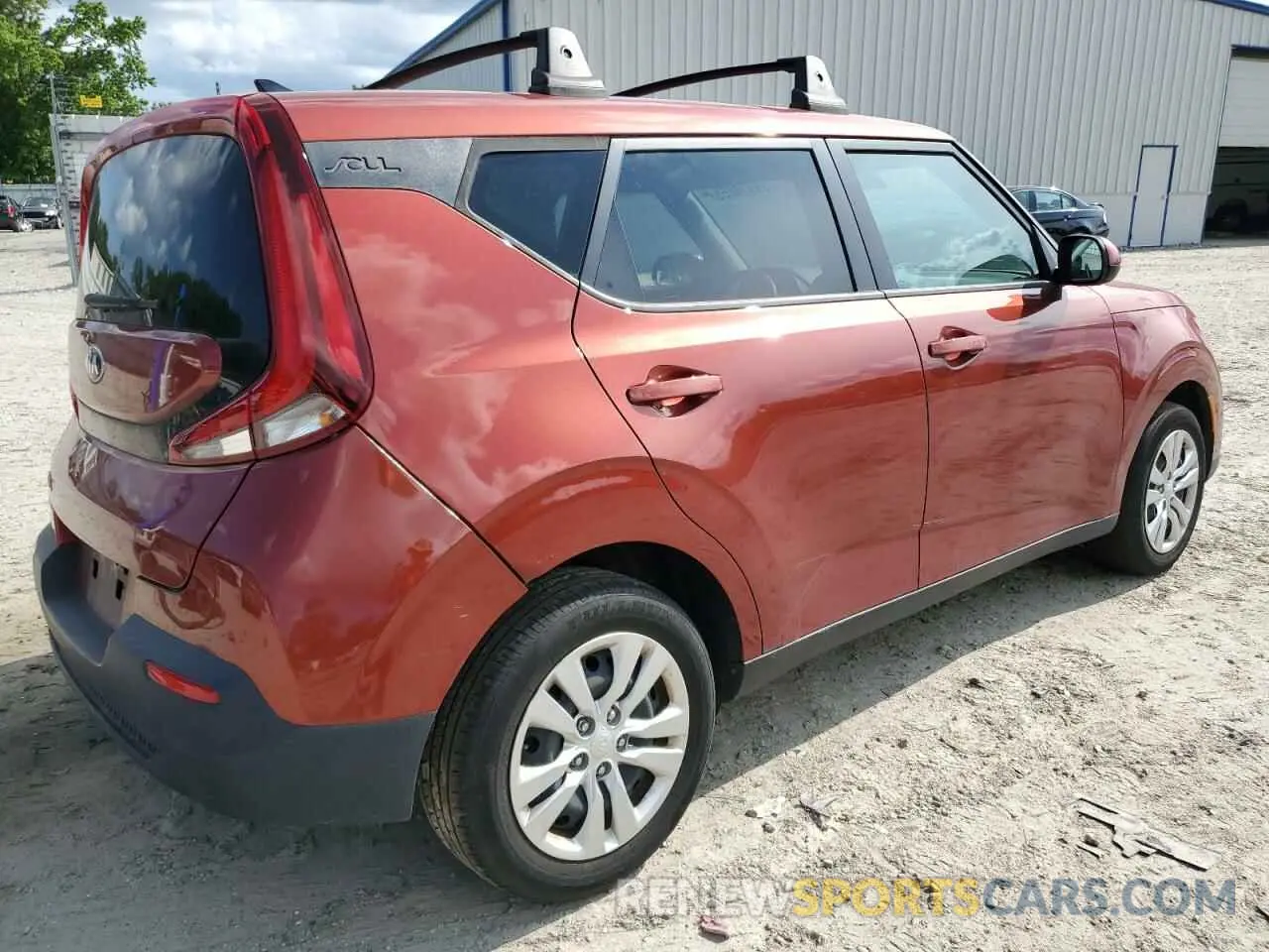 3 Photograph of a damaged car KNDJ23AU3M7762639 KIA SOUL 2021