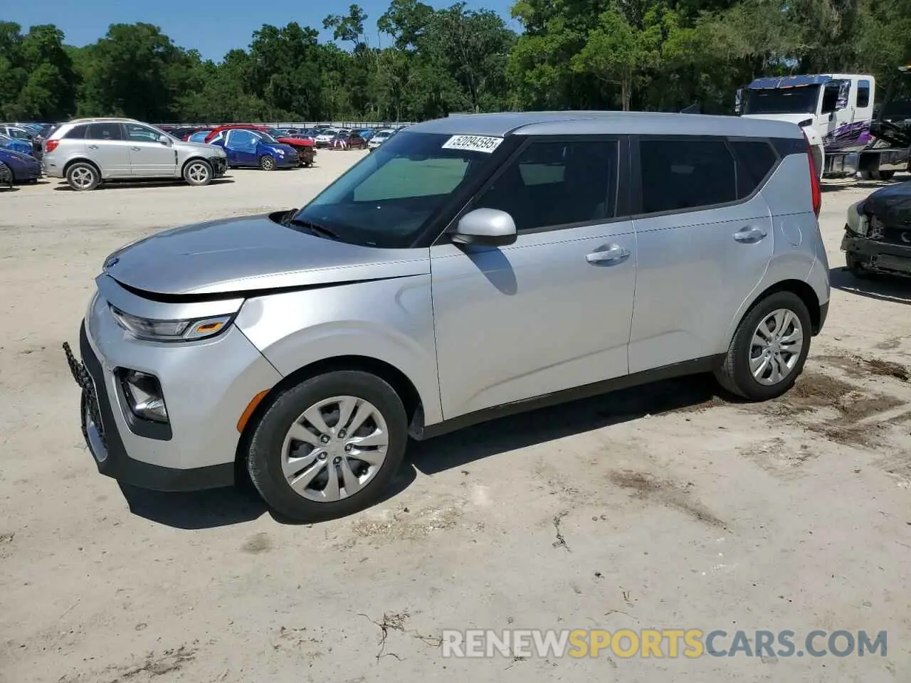 1 Photograph of a damaged car KNDJ23AU3M7793681 KIA SOUL 2021