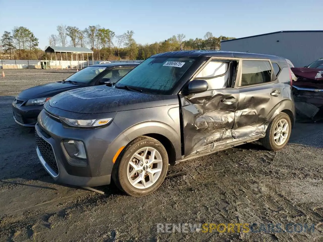1 Photograph of a damaged car KNDJ23AU4M7746885 KIA SOUL 2021