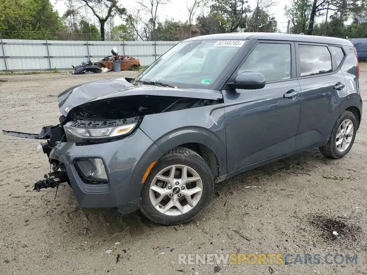 1 Photograph of a damaged car KNDJ23AU4M7749771 KIA SOUL 2021