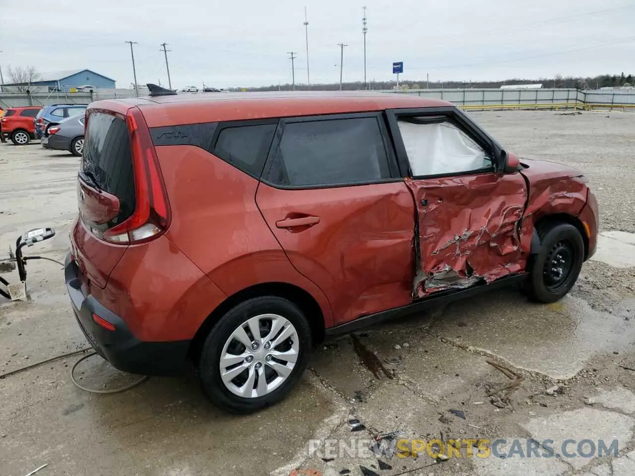 3 Photograph of a damaged car KNDJ23AU4M7755280 KIA SOUL 2021