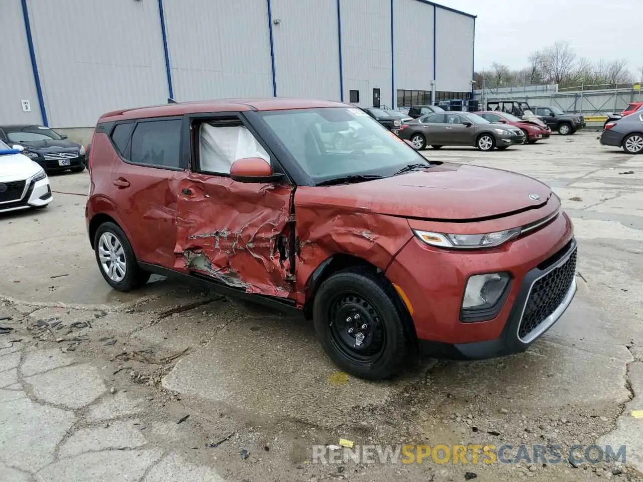 4 Photograph of a damaged car KNDJ23AU4M7755280 KIA SOUL 2021