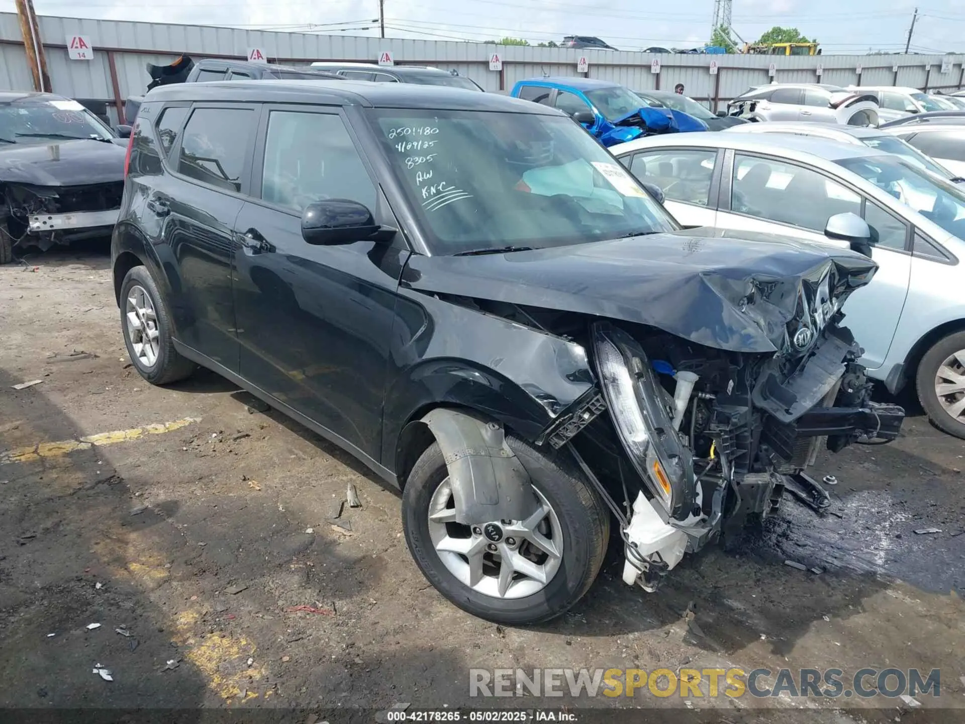 1 Photograph of a damaged car KNDJ23AU4M7768305 KIA SOUL 2021