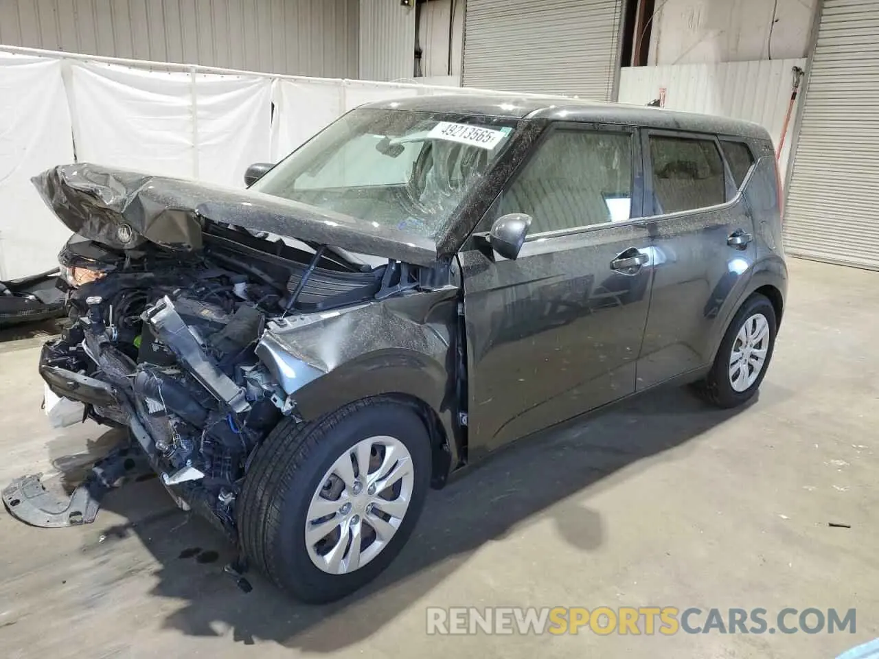 1 Photograph of a damaged car KNDJ23AU4M7780101 KIA SOUL 2021
