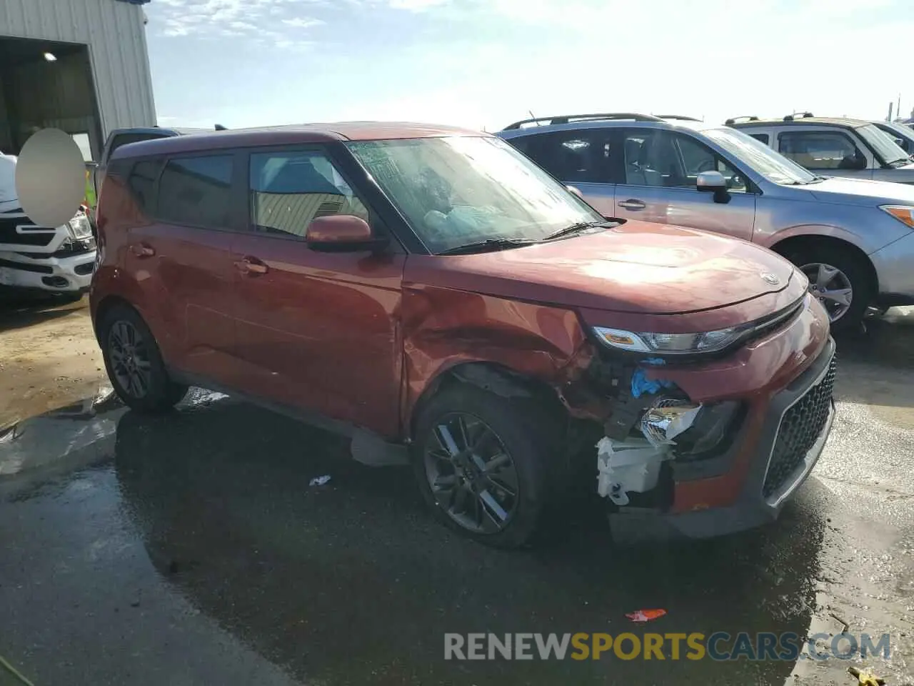 4 Photograph of a damaged car KNDJ23AU4M7793074 KIA SOUL 2021
