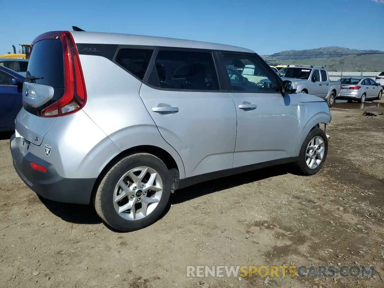 3 Photograph of a damaged car KNDJ23AU5M7776767 KIA SOUL 2021